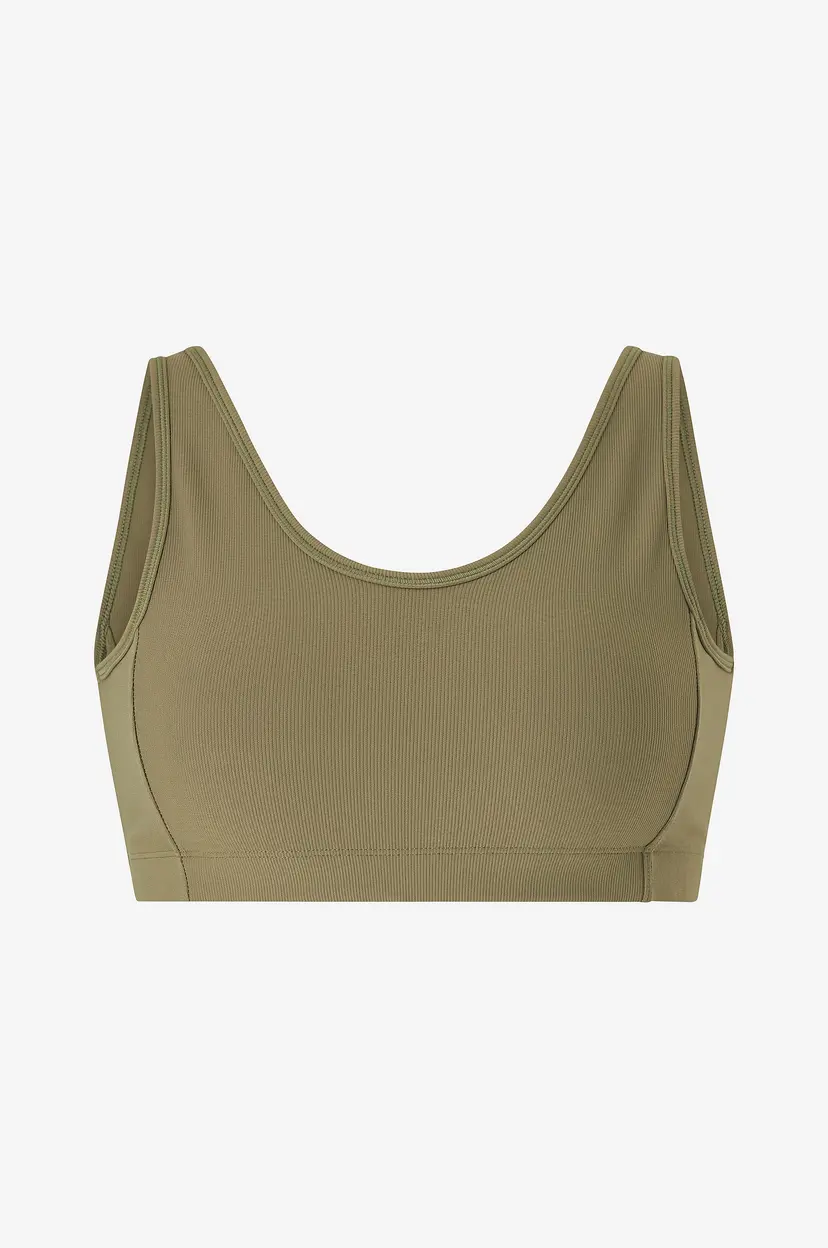 Ellos STUDIO Sports-BH V-neck Structure - Grønn