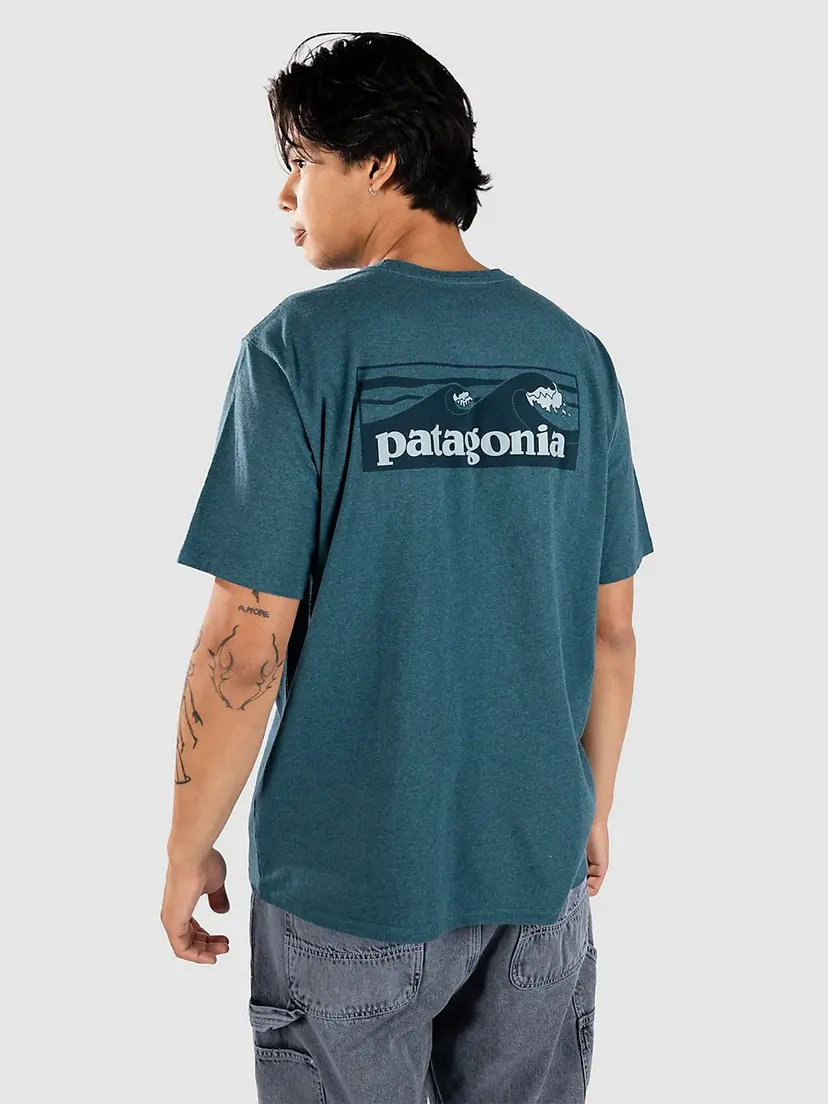 Patagonia Patagonia Boardshort Logo Pocket Responsibili T-skjorte blå