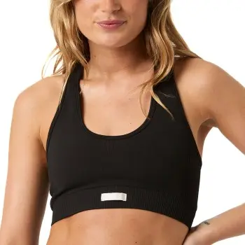 Björn Borg Björn Borg BH Studio Seamless Low Sports Bra Svart polyamid Dame