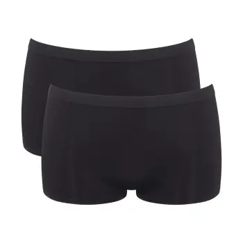 Sloggi Sloggi Truser 2P GO Sense Shorts Svart modal Large Dame