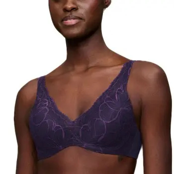 Triumph Triumph BH Body Make-Up Illusion Lace WP D1 Mørkelilla E 80 Dame