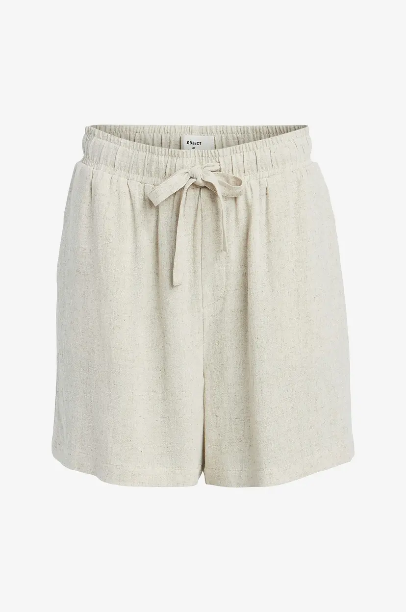 Object Collectors Item Shorts objSanne HW Wide Shorts - Beige