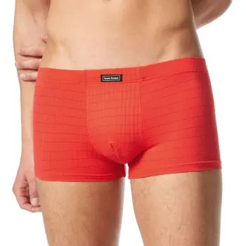 Bruno Banani Bruno Banani Check Line 2 0 Hipshort Rød polyamid Small Herre