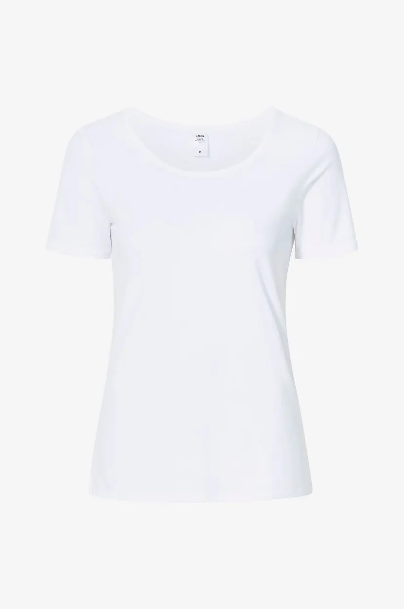 Calida Topp Natural Comfort T-shirt - Hvit