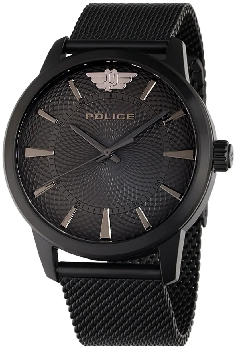 Police Police Herreklokke PEWJG0005003 Raho Sort/Stål Ø44 mm