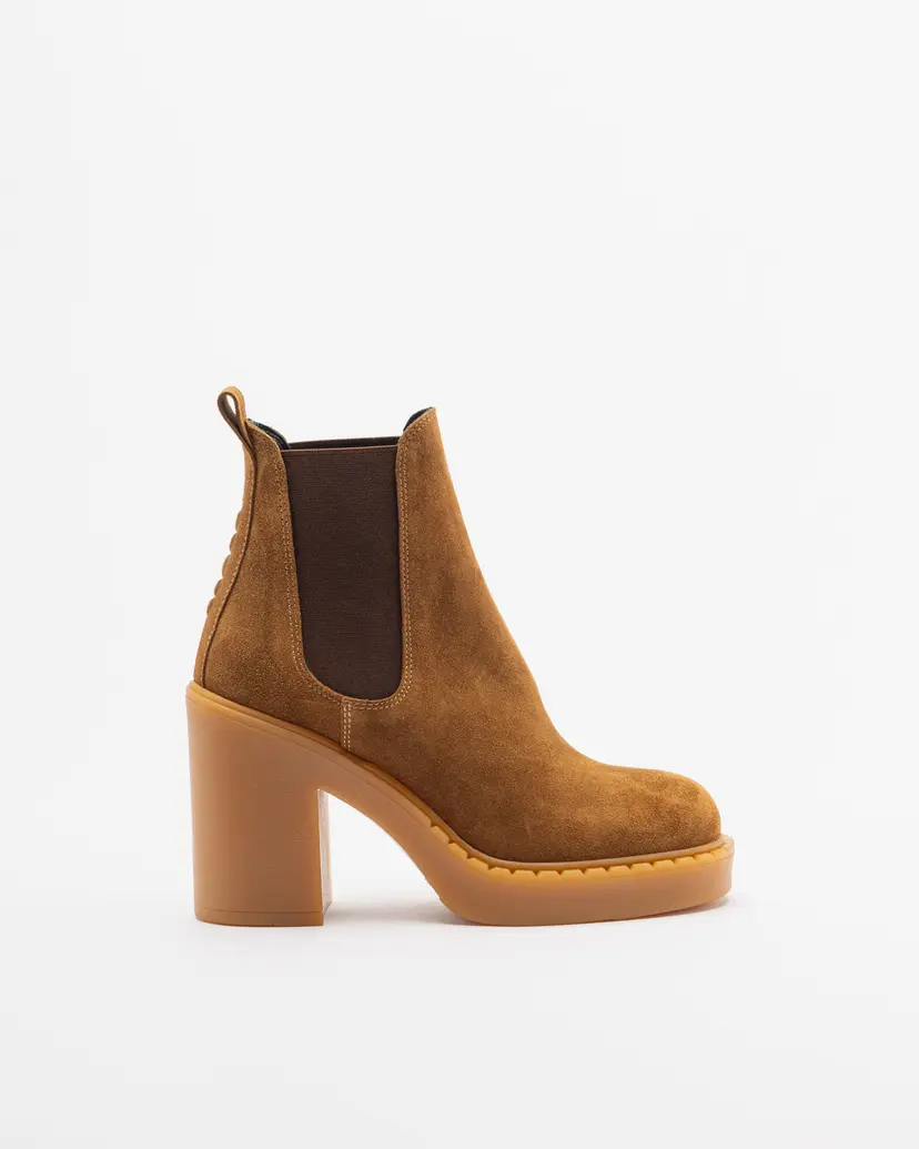 Dropp Dropp PF507 Camel Chelsea Ankle boots