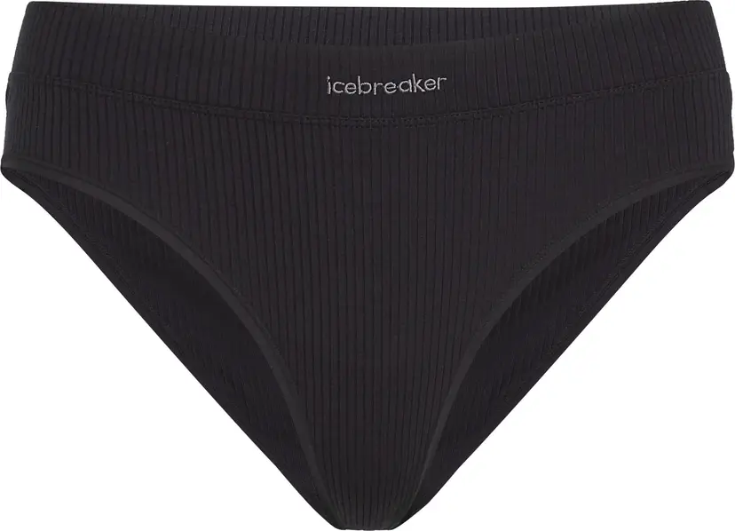Icebreaker Icebreaker Women's Merino Rib Lotus Hipster Black