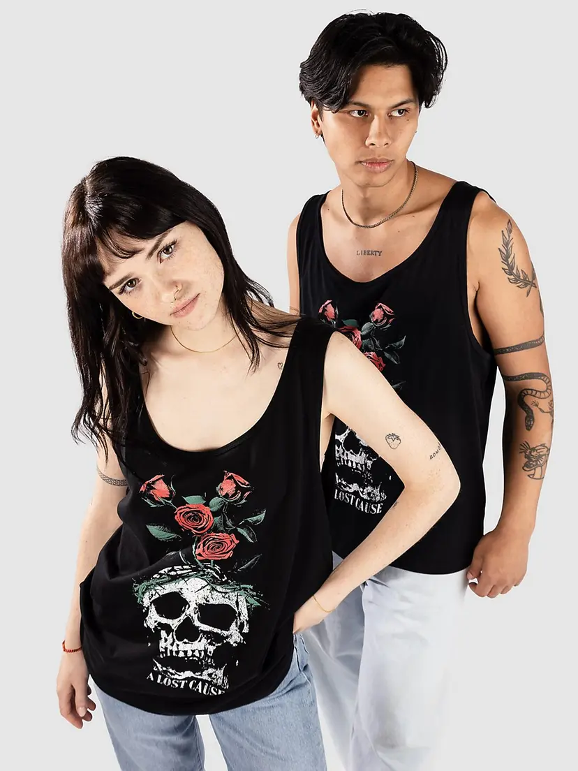A Lost Cause A Lost Cause Crown Singlet svart