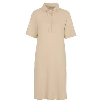 Damella Damella Knitted Lounge Dress Sand Large Dame
