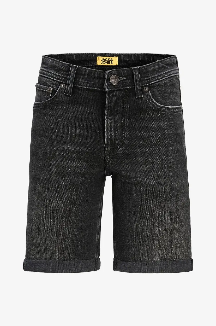 Jack & Jones Junior Jeans-shorts jjiRick jjiOriginal Shorts MF 926 - Svart