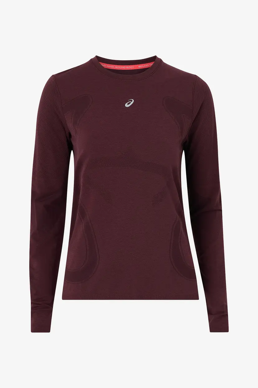 Asics Treningstopp Road Seamless LS - Rød