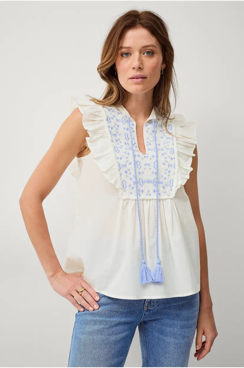 Ellos Collection Bluse Lucy - Hvit