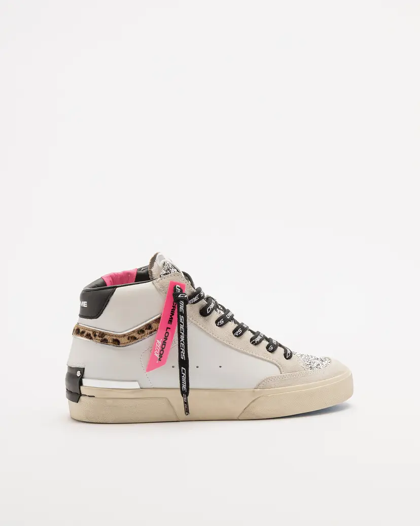 Crime London Crime London SK8 Recut High White High-top sneakers