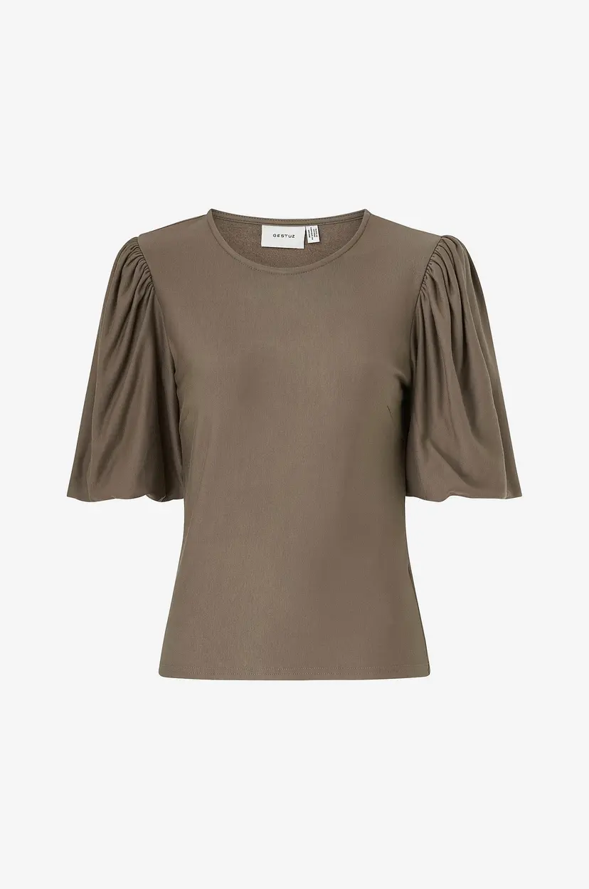 Gestuz Topp RifaGZ Balloon Blouse - Brun