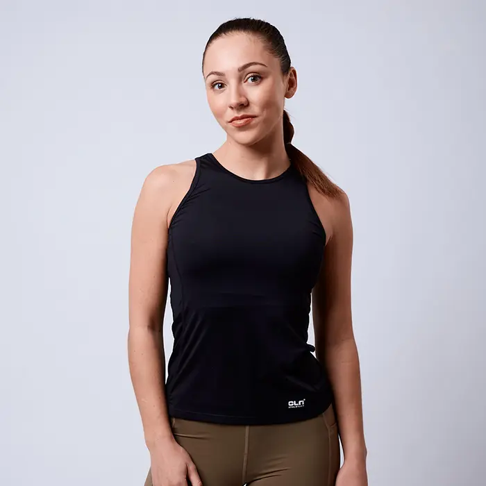 CLN ATHLETICS Impact Singlet Svart