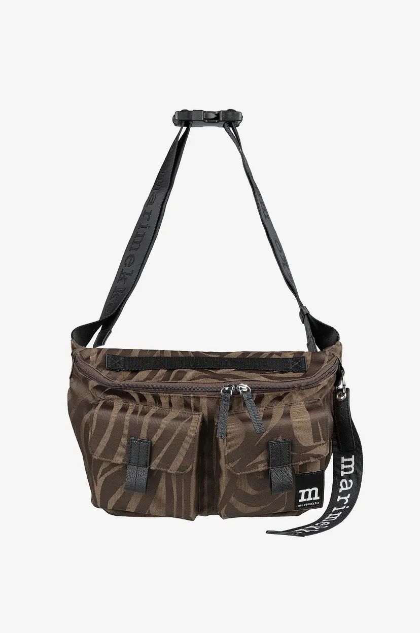 Marimekko Bag Sling Bag M Jokuraita - Brun