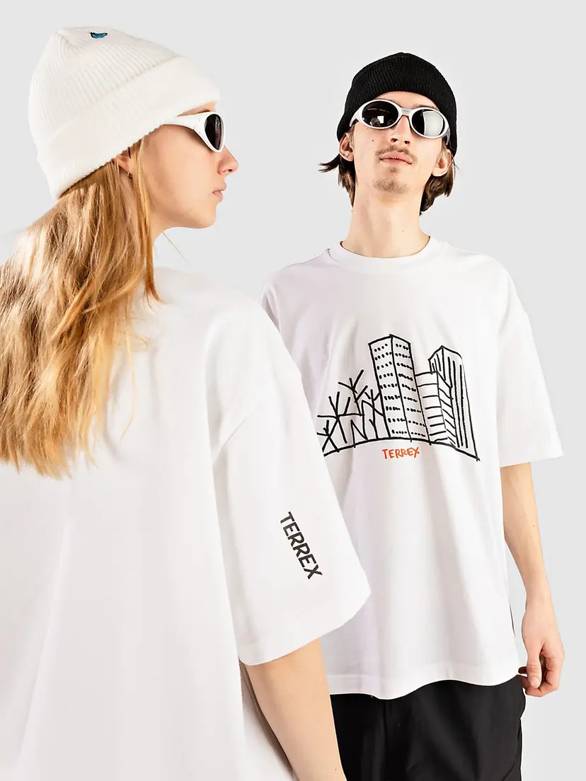 adidas Terrex adidas Terrex Shmoofoil XPL T-skjorte hvit