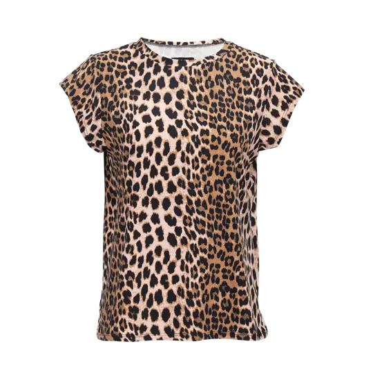 Liberté essentiel Liberté - Alma U T-Shirt - Lux Leo x Neon Orange