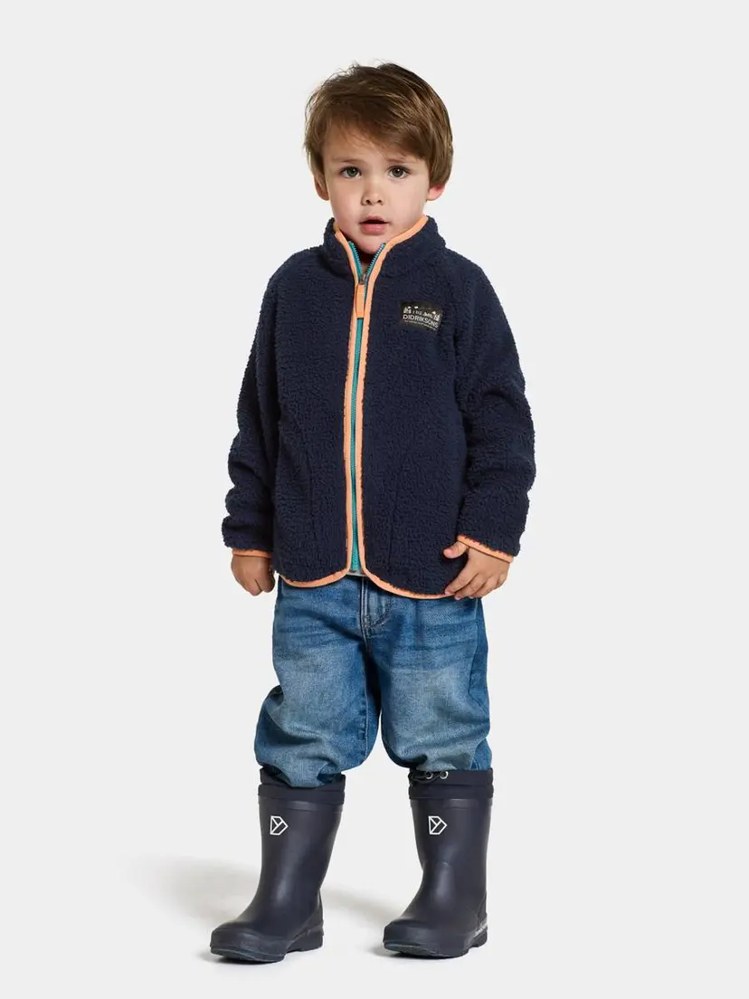 Didriksons Didriksons Gibbs Kids Fullzip Navy (120 / 6-7 år)