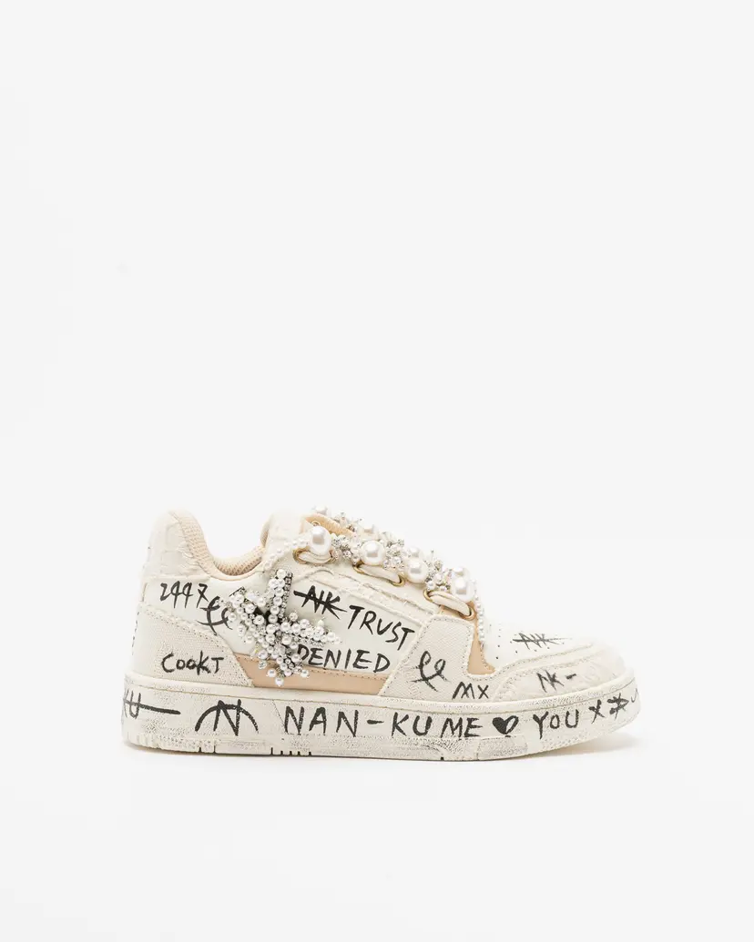 Nan-Ku Couture Nan-Ku Couture EFE-04 Beige Sneakers