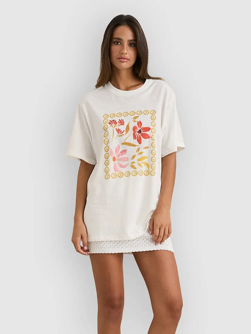 Rhythm Rhythm Wildflower T-skjorte hvit