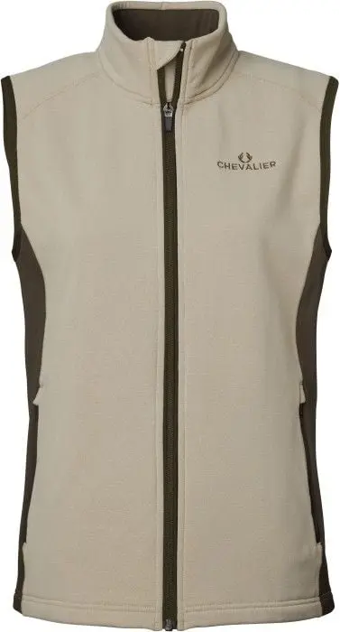 Chevalier Chevalier Lenzie Fleece Vest Women Sand/Brown