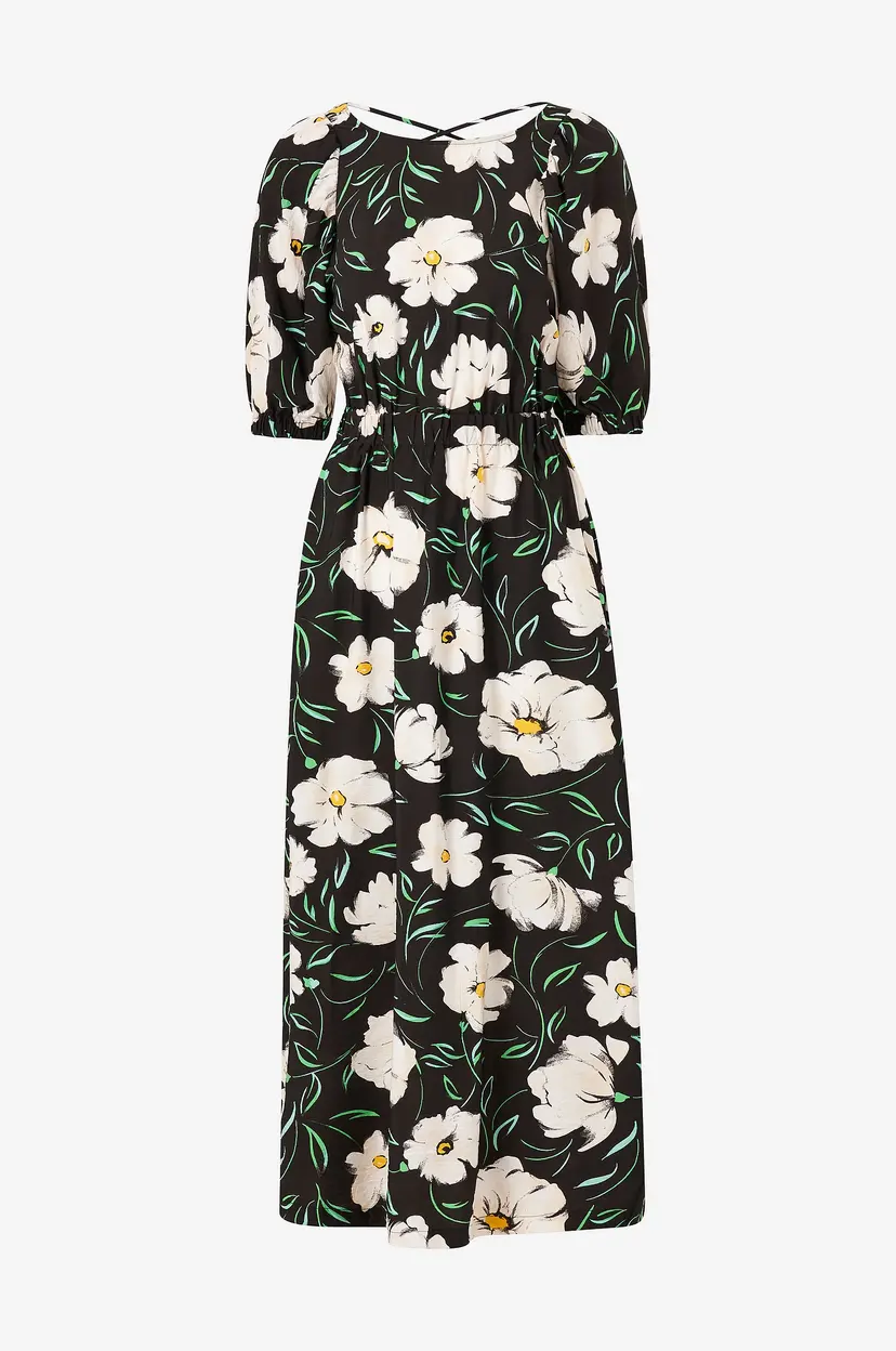 Object Collectors Item Maxikjole objHasini S/S Long Dress 126 - Svart