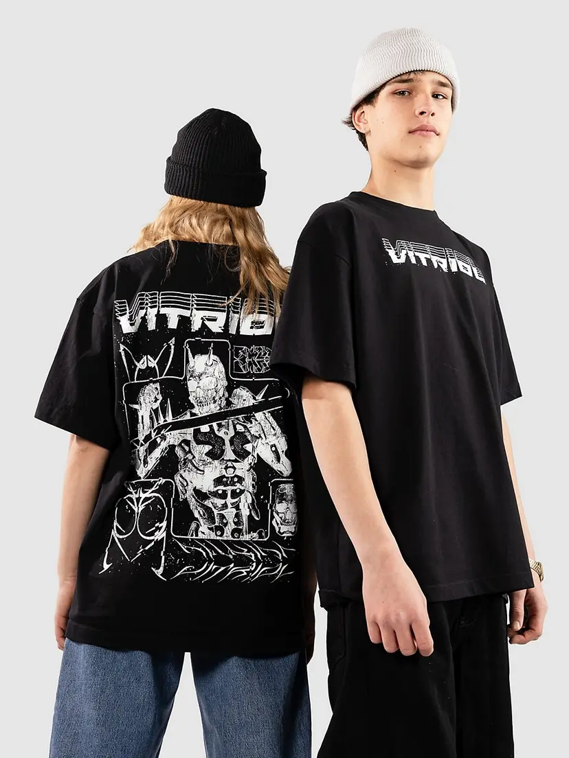 Vitriol Vitriol Threshold Thrasher Boxy T-skjorte svart