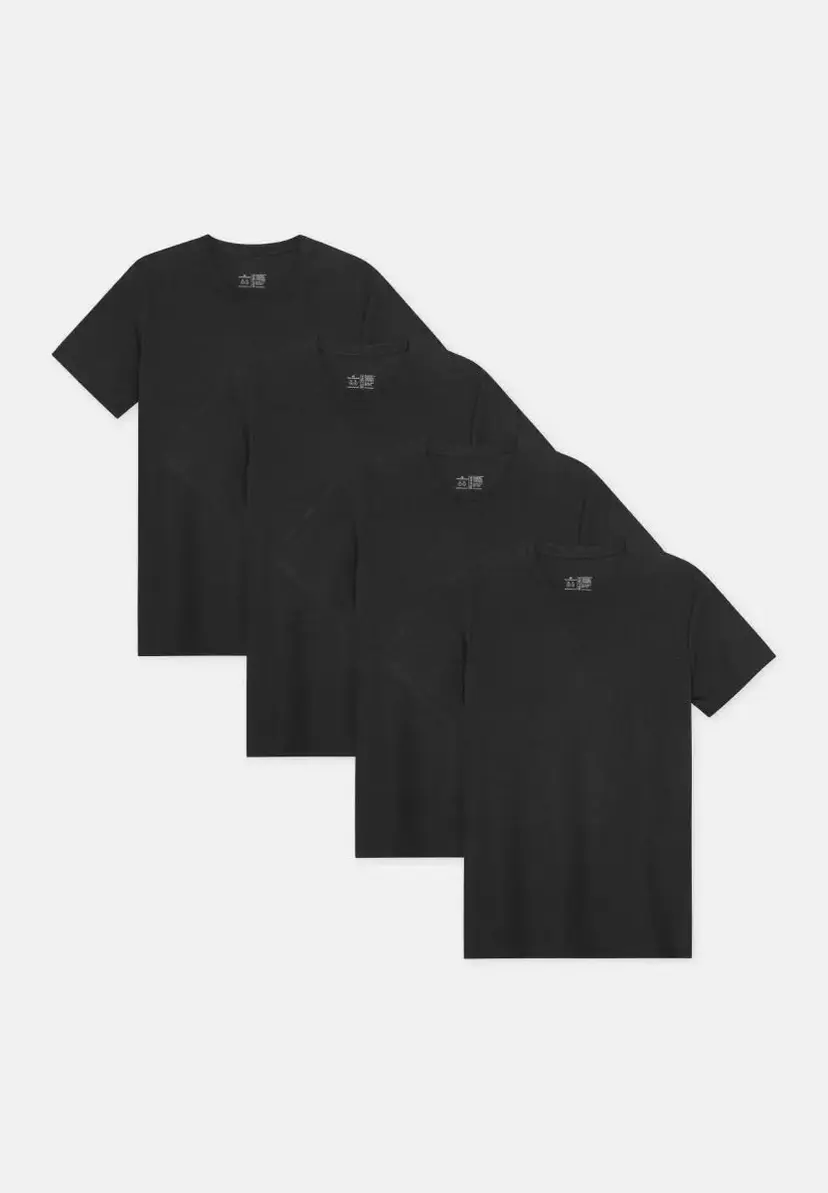 DANISH ENDURANCE DANISH ENDURANCE Sort T-SHIRT, XL, Modal og 50% Økologisk Bomuld, Oeko Tex Certificeret