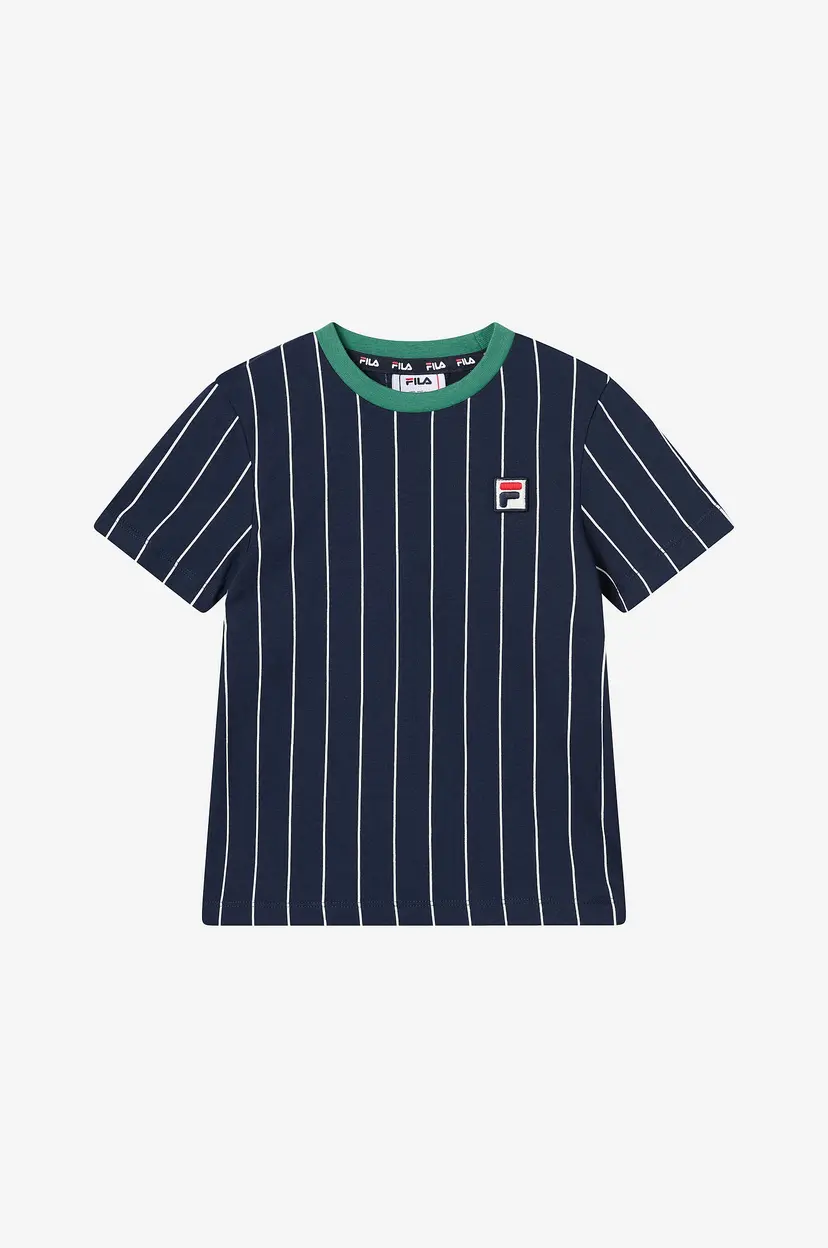 Fila T-skjorte Leba Pinstriped Tee - Svart