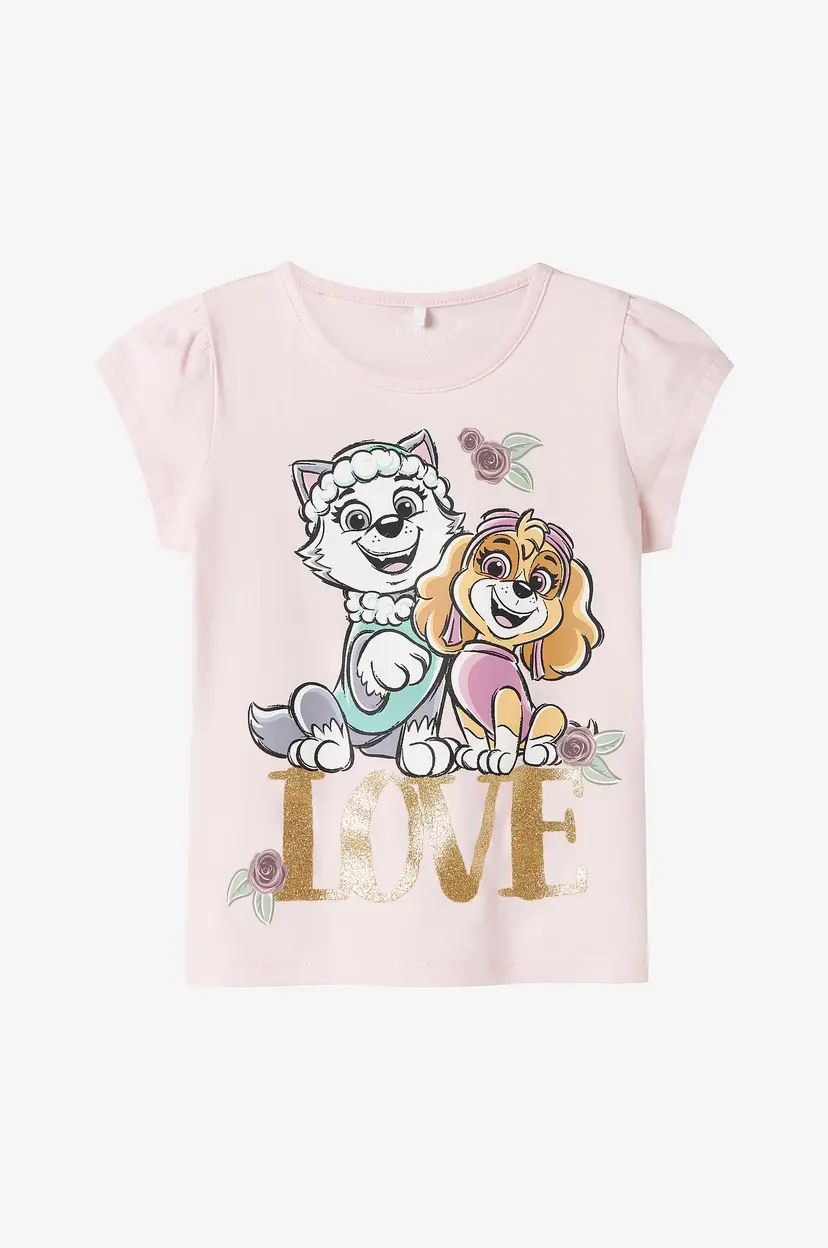 NAME IT Topp nmfMerida Pawpatrol SS Top Cplg - Rosa