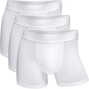 Resteröds Resteröds 3P Gunnar Bamboo Hvit Herre