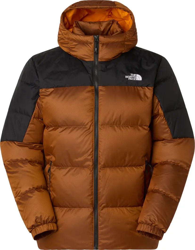 The North Face The North Face Men's Diablo Down 2.0 Hooded Jacket Mushroom Ember Black Heather/TNF Black