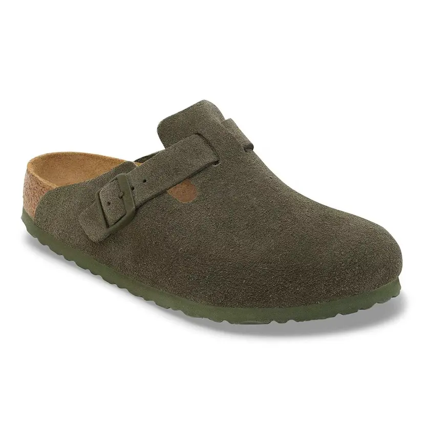 Birkenstock Birkenstock Boston Natural Leather Oiled Narrow Thyme