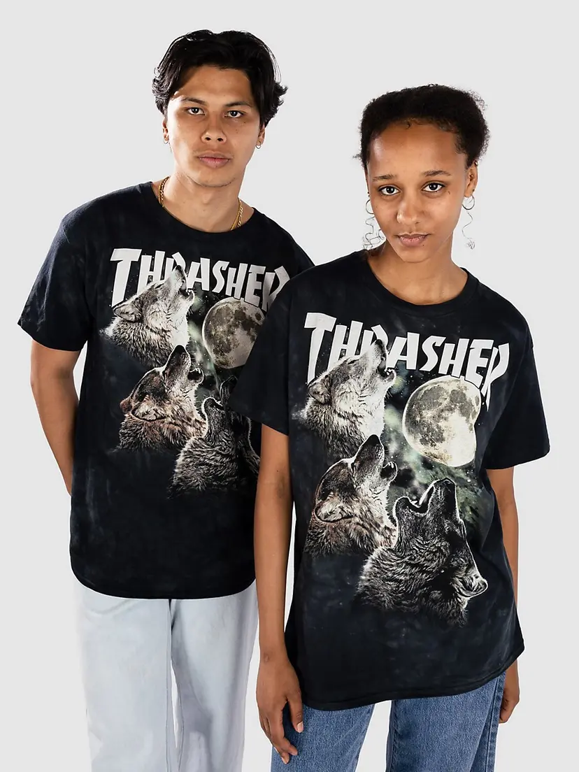 Thrasher Thrasher Wolves T-skjorte grønn