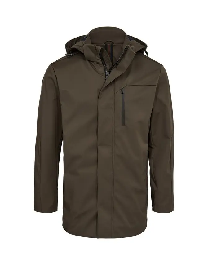 Gino Marcello Padded coat modern fitting