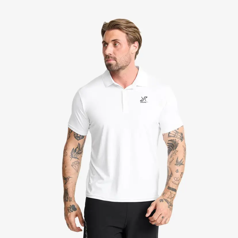 RevolutionRace Stream Polo Shirt Herre White
