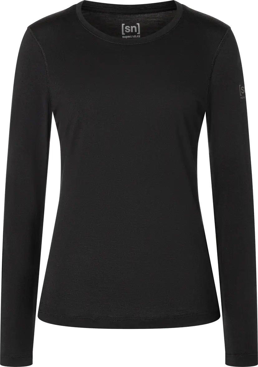 Super.Natural super.natural Women's Arctic230 Long Sleeve Jet Black