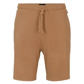 BOSS BOSS Rib Shorts Brun modal Herre