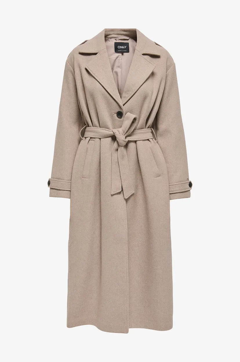 ONLY Trenchcoat onlNalina X-long Wool Trenchcoat OT - Brun