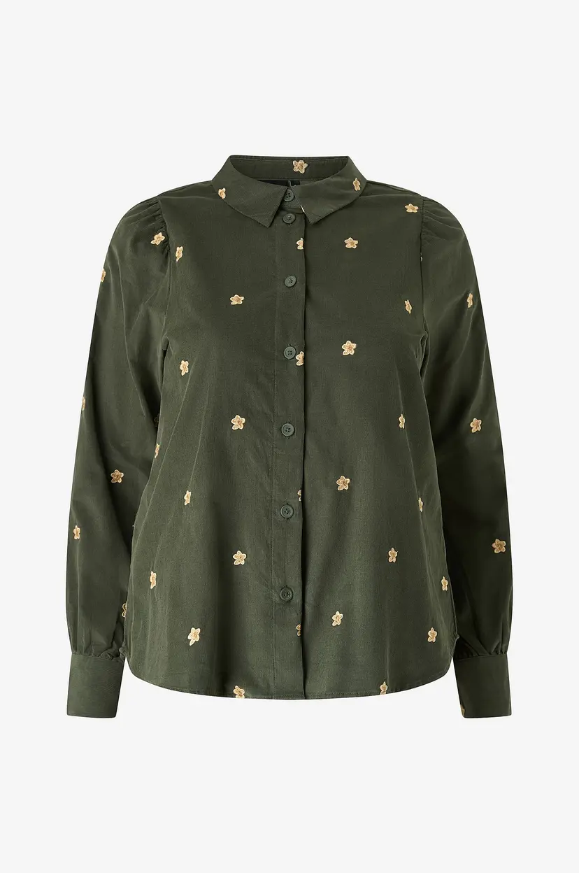 Zizzi Manchester-skjorte mSilke L/S