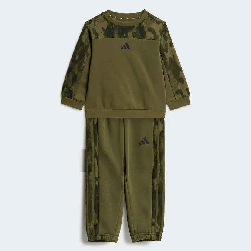 Adidas Seasonal Essentials Camo Fleece Jogger Sett