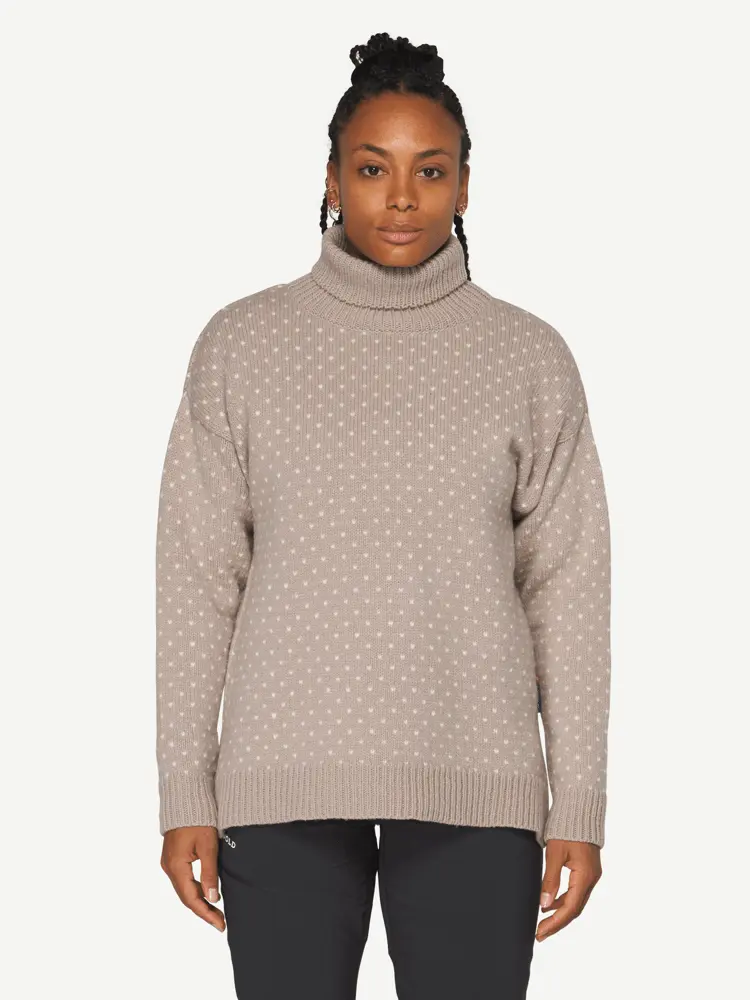 Devold Devold - Sørisen Wool High Neck Dame - Large - Beige