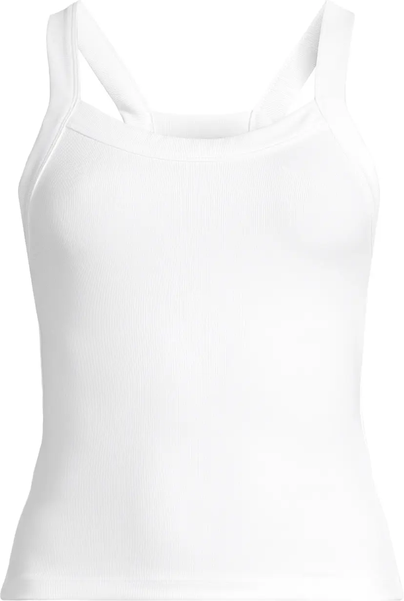 Casall Casall Women's Defined Rib Tank White