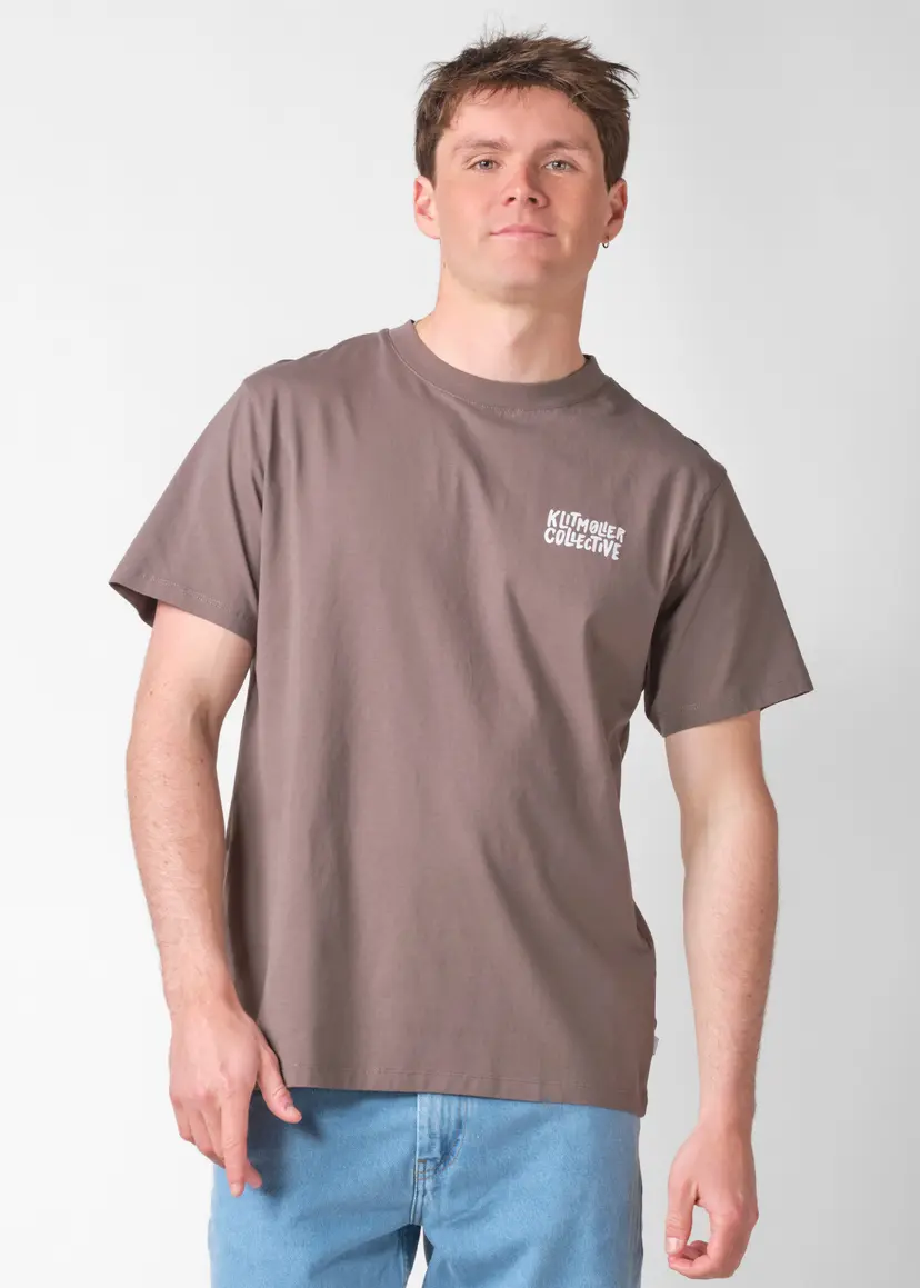 Klitmøller Collective ApS Finn tee OCS - Taupe