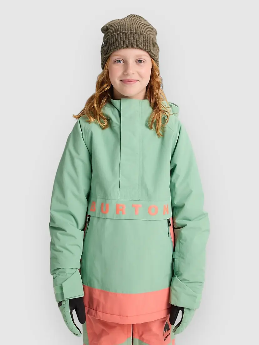 Burton Burton Frostner 2L Kids Anorakk grønn