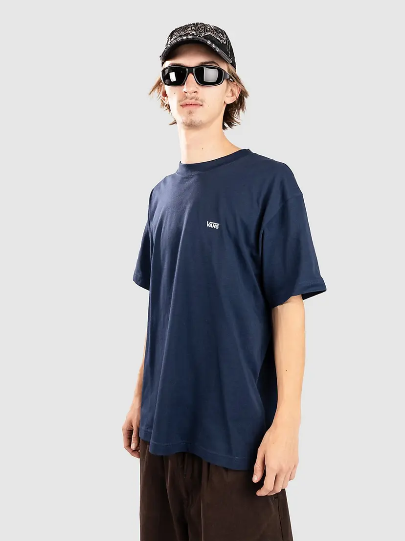 Vans Vans Left Chest T-skjorte blå