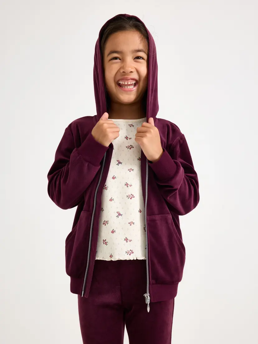 Lindex Hettegenser i velour