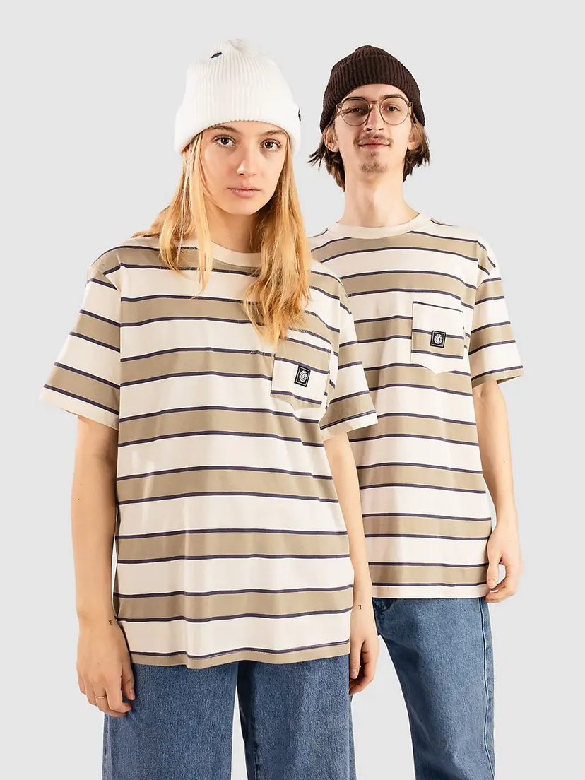 Element Element Icon Label Pocket T-skjorte