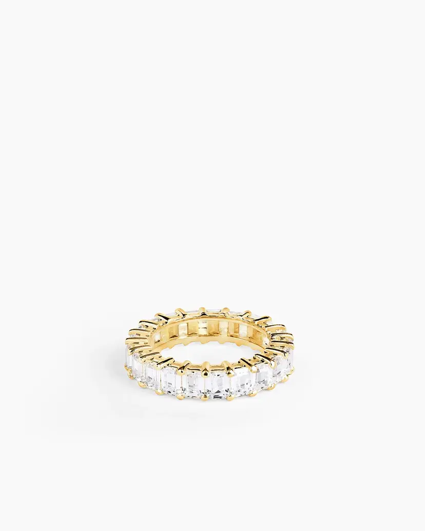 ANI Jewels Etemity Emerald Ring Gold - 16